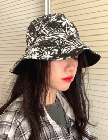 Fashion Black Double-sided Foldable Sunshade Fisherman Hat