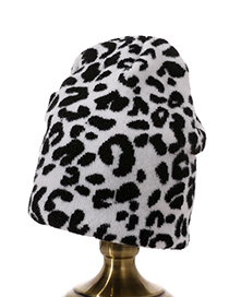Fashion Leopard Knitted Geometric Pattern Hat