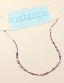 Fashion Red And Blue Braided Rope Anti-skid Glasses Chain