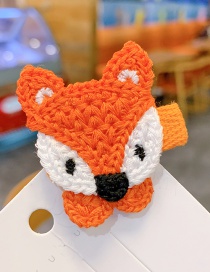 Fashion Little Fox Knitted Animal Rabbit Ears Hit Color Children Hairpin
