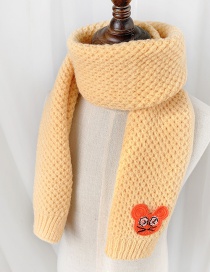 Fashion Cute Mouse【orange】 Animal Wool Knitted Children S Scarf