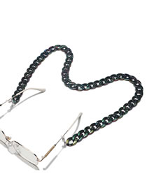 Fashion Black Color Acrylic Thick Chain Glasses Chain