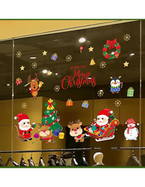 Navidad Ventana Puertas De Vidrio Y Ventanas Decoración De La Oficina Pegatinas De Pared