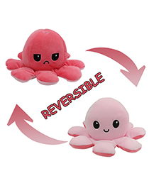 Fashion Light Pink + Pink Double-sided Flip Doll Octopus Plush Doll