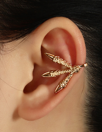 Fashion Arrow Metal Diamond Geometric Shape Non-pierced Ear Bone Clip