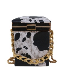 Fashion Cow Pattern Chain Zebra Pattern Cow Pattern One-shoulder Messenger Bag