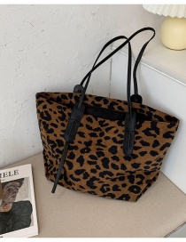Fashion Leopard Leopard Print Large Capacity Shoulder Bag