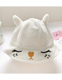 Fashion Bunny 1 To 6 Years Old Cap Circumference Is About 53cm Stuffed Piggy Embroidery Animal Fisherman Hat