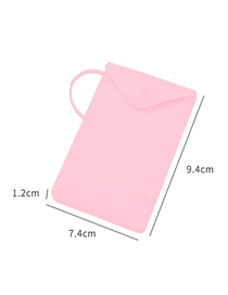Fashion Pink Silicone Mask Storage Bag