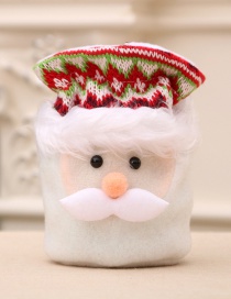 Fashion Old Man Christmas Old Man Snowman Candy Apple Closing Gift Bag