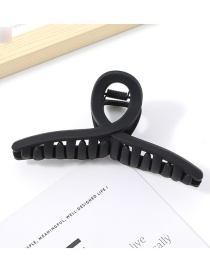 Fashion Cross Hairpin-black Frosted Cross Square Resin Hollow Gripper