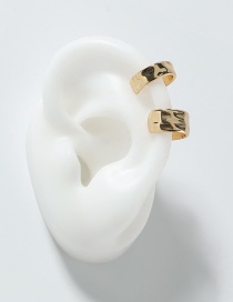 Fashion Golden Beating Pattern Alloy Ear Clip Set