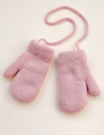Fashion Small [pink] 2-10 Years Old Recommended Small 1-4 Years Old Recommended Plush Checkered Plush Baby Gloves