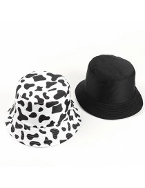 Fashion Cows Panda Cow Print Double-sided Flat Top Fisherman Hat