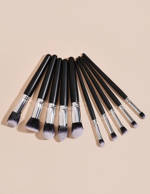 Fashion 10 Large Silver And Black 10pcs-large-silver Black-normal
