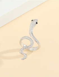 Fashion Silver Snake Cobra Ring