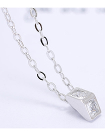 Fashion Silver Geometric Shape Necklace