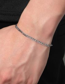 Fashion Silver Stainless Steel Metal Chain Bracelet