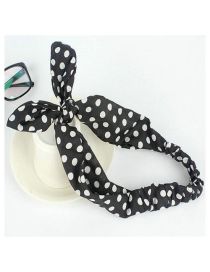 Fashion 8# Fabric Print Bow Pleated Headband
