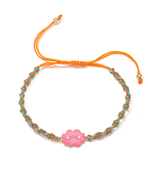 Fashion 6# Copper Drop Oil Cloud Braided Bracelet