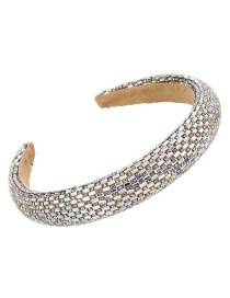 Fashion Ab Color Fabric Diamond Headband