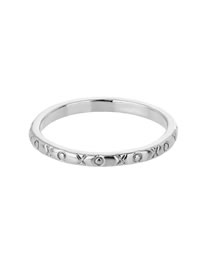 Fashion Silver Color-4 Solid Copper Geometric Ring