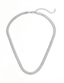 Fashion Silver B17-12-11 Alloy Snake Bone Chain Necklace
