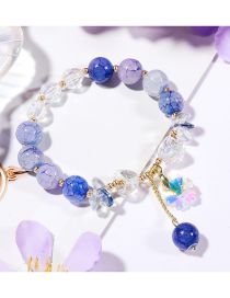 Fashion Blue Geometric Starry Beaded Bracelet