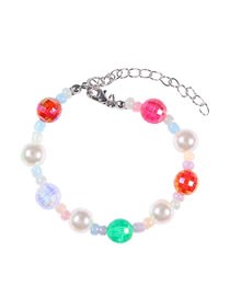 Fashion Bracelet (color Beads Random) Laser Beaded Beaded Bracelet
