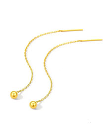Fashion Gold Color Titanium Steel Gold Pearl Ear Wire