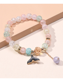 Fashion 7# Crystal Beaded Fishtail Bracelet