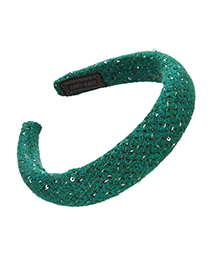 Fashion Green Knitted Wool Headband