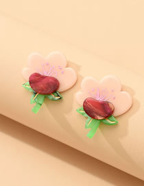 Fashion Flower Earrings Acrylic Flower Earrings