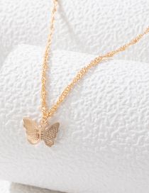 Fashion 1# Alloy Butterfly Necklace