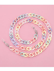 Fashion Color Acrylic Colored Chain Glasses Chain