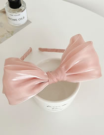 Fashion Pink Mesh Shiny Bow Headband