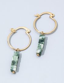 Fashion Gold Alloy Geometric Ascites Earrings