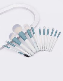 Fashion Blue And White 12 Blue And White Latest Explosive Makeup Brush Sets