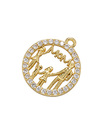 Fashion Vd1137 Gold Color Copper Inlaid Zirconium Mamadiy Jewelry Accessories