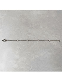 Fashion 10cm-steel Color Stainless Steel Geometric Tail Chain Extension Chain