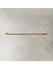 Fashion 8cm-gold Color Stainless Steel Geometric Tail Chain Extension Chain
