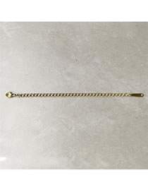 Fashion 10cm-gold Color Stainless Steel Geometric Tail Chain Extension Chain