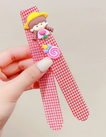 Fashion 5#little Girl + Lollipop Cartoon Little Girl Lollipop Velcro Post