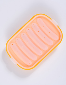 Fashion Thickened Yellow Silicone Sausage Mold Baking Tool