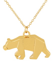 Fashion Golden 11 Copper Animal Pendant Necklace