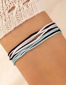 Fashion 11# Geometric Cord Braided Bracelet