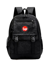 Fashion Sup Red Nylon Business Large Capacity Backpack