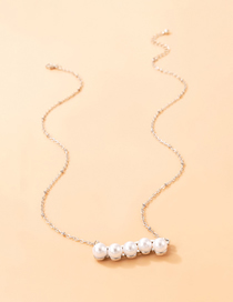 Fashion 7# Alloy Set Pearl Necklace