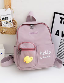 Fashion Purple Nylon Cartoon Backpack