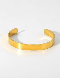 Fashion Gold Stainless Steel Glossy Bracelet